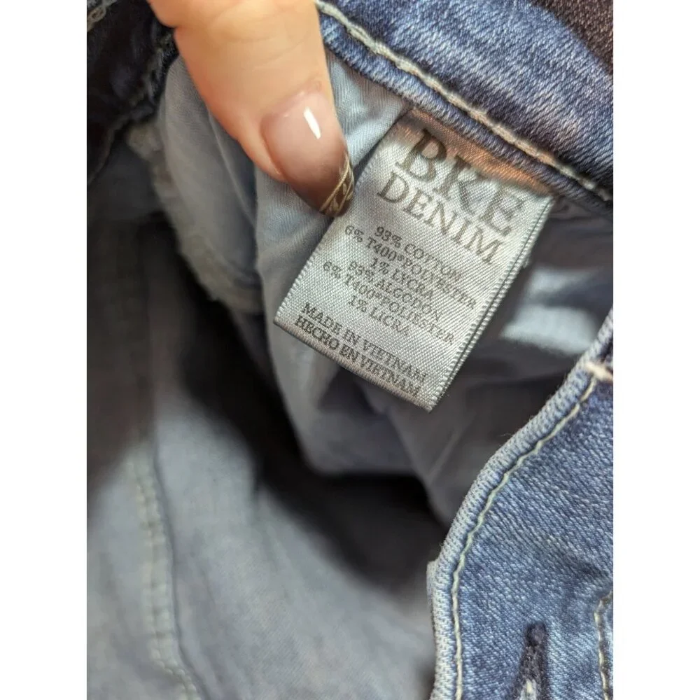 BKE Jeans Mens 38R Blue Mason Medium Wash Taper Denim Western Workwear Stretch